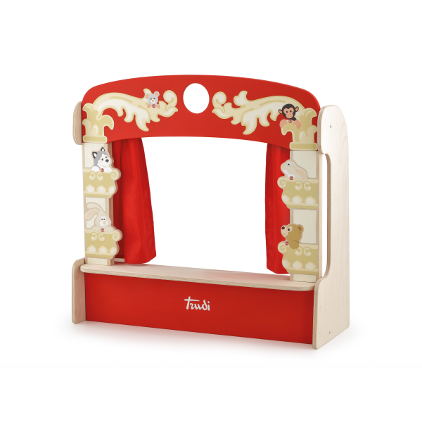 Houten tafel poppentheater – Sevi Trudi