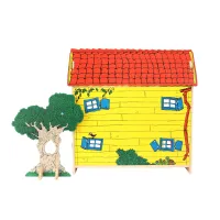 Pippi Longstocking Playhouse Villa Villekulla wooden dollhouse