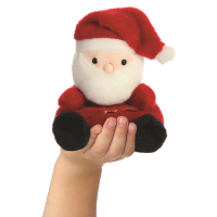 Palm Pals plush Santa kerstman 13 cm