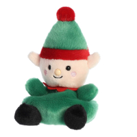 Palm Pals knuffel Jolly Elf Kerstelf 13 cm