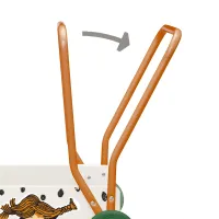 Pippi Langkous Houten Loopwagen