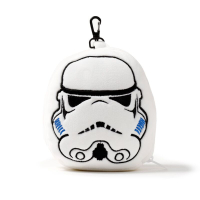 Relaxeazzz Pluche The Original Stormtrooper Rond Reiskussen & Slaapmasker