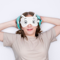 Moomin Relaxaezzz Reiskussen & Slaapmasker in één