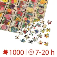 D-Toys Vintage collection Puzzle 1000 stukjes Bloemen