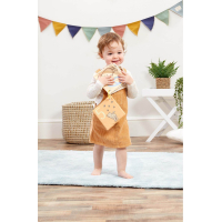 Winnie The Pooh Classic Collection  Play and Go Squares plush booklet with ring