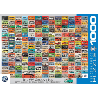 Eurographics Puzzel 1000 stukjes The VW Groovy Bus