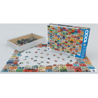 Eurographics Puzzel 1000 stukjes The VW Groovy Bus