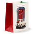 Fiat 500 Retro Rood & Wit cadeautasje medium