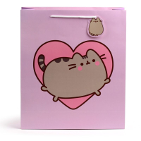 grand sac cadeau Pusheen le Chat Cœur – XL