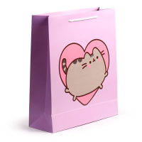 grand sac cadeau Pusheen le Chat Cœur – XL