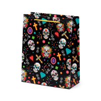 large Día de los Muertos gift bag