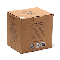 Volkswagen VW T1 Explore porseleinen mok met thee-infuser en deksel