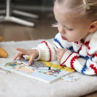 Pippi Langkous Houten framepuzzel 15 stukjes