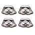 The Original Stormtrooper Coaster Set of 4
