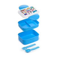 Volkswagen VW T1 Retro Clip Bento Box met bestek