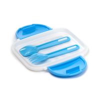 Volkswagen VW T1 Retro Clip Bento Box met bestek