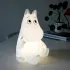 Schattige zittende Moomin Oplaadbare Touch LED Lamp