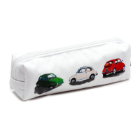 Fiat 500 canvas pencil case