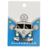 Volkswagen VW T1 bus blauwe emaille button badge