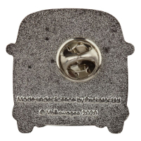 Volkswagen VW T1 bus stylish blue enamel button badge