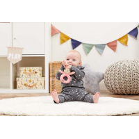 Pierre Lapin hochet en peluche Flopsy 