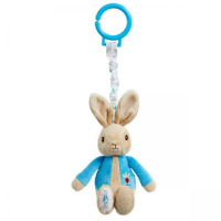 Peter Rabbit Jiggle Toy plush with ring