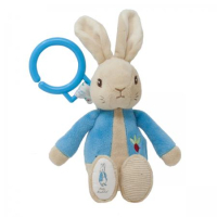 Peter Rabbit Jiggle Toy plush with ring