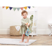 Pieter Konijn Play and Go vierkant pluche boekje met ring