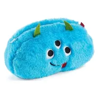 Omkeerbare Pluche Etui Blauw Groen Monster – Polyester – 23 cm