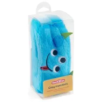 Omkeerbare Pluche Etui Blauw Groen Monster – Polyester – 23 cm