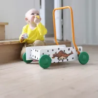 Pippi Langkous Houten Loopwagen