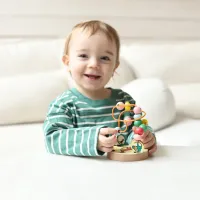 Pippi Langkous Houten Kralenspiraal – Motoriekspeelgoed – Vanaf 12 maanden