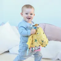 Pippi Langkous Knuffeldoekje – Zacht Baby Comfortdoekje 45 x 45 cm – Vanaf de Geboorte