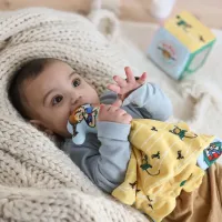 Pippi Langkous Knuffeldoekje – Zacht Baby Comfortdoekje 45 x 45 cm – Vanaf de Geboorte