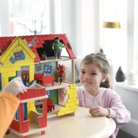 Pippi Longstocking Playhouse Villa Villekulla wooden dollhouse