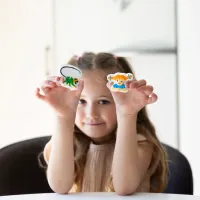 Pippi Langkous Gipsfiguren Knutselset – Maak & Schilder Magneten – 18-delige Set – Vanaf 5 jaar