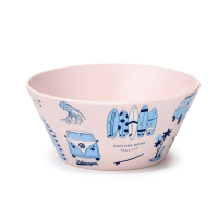 Volkswagen VW T1 “Explore” set van 4 duurzame kommen (600 ml)