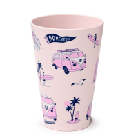 Volkswagen VW T1 “Explore” set van 4 duurzame bekers (450 ml)