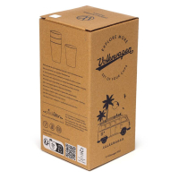 Volkswagen VW T1 “Explore” set van 4 duurzame bekers (450 ml)