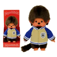 Monchhichi Jongen met Teddy Vest 20 cm