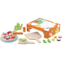 Sevi Wooden toy pizza oven 22-piece