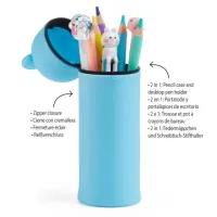 Uitschuifbare Siliconen Etui Beer – Pennenzak – Reisetui