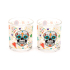 Día de los Muertos set van 2 drinkglazen (250 ml)
