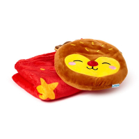 Rudolph Kerst Knuffel & Reisdeken 2-in-1