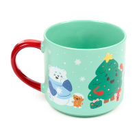 Jingle Christmas Large Porcelain Mug