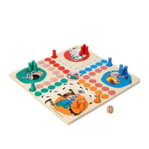 Pippi Langkous Houten Ludo spel