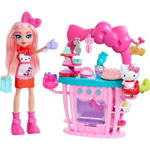 Hello Kitty Speelset Keuken met 25 accesoires met figuur en pop Éclair