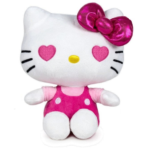 Hello Kitty 50 years Anniversary knuffel roze 22 cm