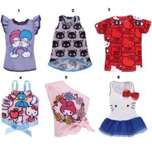 Barbie Fashion Top Hello Kitty