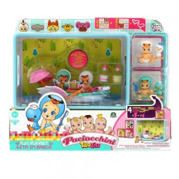 Twozies Paciocchioni bateau à rames